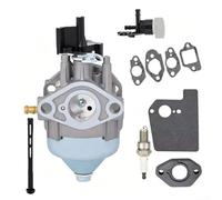 Powtol Kit carburateur pour moteur GCV160 remplace 16100-Z8B-901, compatible avec tondeuses Troy- TB240 TB130 7021P, avec filtre Spark