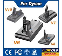 Powtree 6.0/8.0Ah batterie d'aspirateur pour Dyson V6 V7 série V8 V10 DC58 DC62 SV11 SV12 SV10 Animal moelleux absolu V6 8000mAh Battery