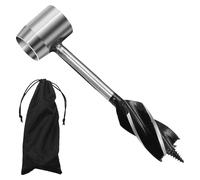 POXZSFX Tarière à bois Sharpness Eye, mèche de forage manuelle pour le camping et la survie, outil de perçage pour poteaux et chevilles en bois, outil de