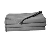 POYET MOTTE Couverture Polaire Polyester - Acier 220 x 240 cm Gamme POLECO