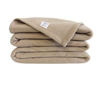 POYET MOTTE POLECO Couverture polaire Polyester Sable 240 x 260 cm