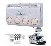 PPLDABNK Climatiseur De Toit - Débit D'air De 390 CFM, Raccords 3 Et 5 Points Pour Tuyauterie | Unité De Climatisation CC Pour La Modernisation De La Climatisation De Tous Les Véhicules À Essence,24v