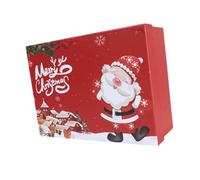 PPPHTUO Coffret Cadeau Noël Boîte Cadeau Emballage Cadeaux Boîte à Bonbons Boîte Décorative en Papier Cuivré avec Couvercle Élégant pour Cadeaux Emballage, 33x25x14cm