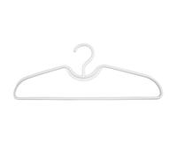 PPQIRU Cintres 10 pièces cintres à col Court Gain de Place for vêtements Chemises Chemisiers Robes Vestes Anti-dérapant en Plastique cintres Outils