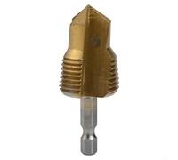 PPR Foret étagé 2 en 1 pour tuyau d'eau de 1/2 3/4", outil électrique à tige hexagonale pour perceuse électrique et perforatrice (B)
