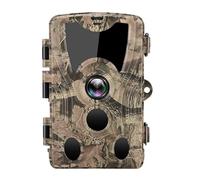 PQLXJJYUR Caméra De Suivi des Sentiers La Faune en Plein Air, 20mp HD 1080P, Vision Nocturne, Accessoires Chasse, Étanche IP66, Jeu, Portée Thermique Enregistrement VidéO Net