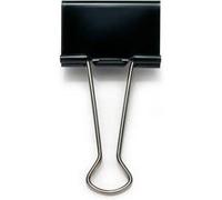 Pinces double clip, largeur: 25 mm, noir
