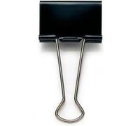 Pqt de 10 Pinces à Double Clip 32mm Noir Noir G