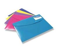Pqt de 5 Pochettes Porte-Documents ID Couleurs Vives Opaques A4+ G