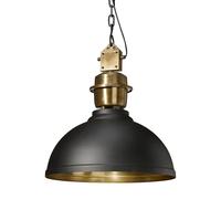 PR Home Lampe à suspension Manchester Ø 52 cm Noir-laiton
