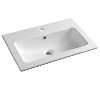 PRACTICO lavabo de meuble en céramique 60x40cm, blanc