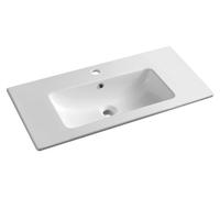 PRACTICO lavabo de meuble en céramique 80x40cm, blanc