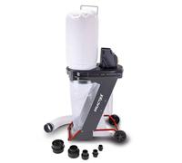 Practixx Aspirateur d'atelier PX-AS-550 550W 5 Sacs à copeaux,4 adaptateurs | capacité d'aspiration 1150 m³/h - tuyau d'aspiration 2 m - Ø 100 mm - sac de collecte 75L