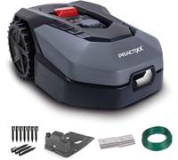 Practixx Robot Tondeuse PX-RRM-600Wi | 600 m² |Largeur & Hauteur de Coupe 18cm /20-60mm | Capteur de Pluie |WiFi & BT| Pente de 35%| Station de Charge Incluse