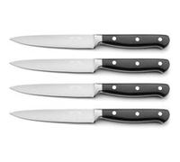 Generique Couteaux à steak Blason – Acier inoxydable 13 C, finition satinée noire – Set de 4