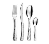 Pradel Essentiel Capsule Ménagère 24 couverts 18/0 Pour 6 personnes, Inox | Ménagère 24 couverts de table pour 6 personnes, Acier inoxydable 18/0, Finition Standard,Compatible lave-vaisselle