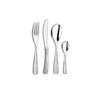 PRADEL ESSENTIEL - Coffret 24 couverts de table pour 6 personnes - Ethnic - Acier inoxydable 18/0, Finition Brillante