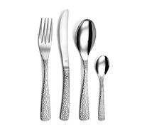 PRADEL ESSENTIEL - Ménagère 24 couverts de table pour 6 personnes - Tam Tam - Acier inoxydable 18/0, Finition Standard