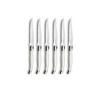 Pradel Essentiel Rustic Coffret 6 couteaux steak/viandes, 23 cm, Perle