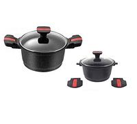 Pradel Excellence - 92398 M - Pot 20 cm + Poignée Amovible - Tous feux et induction - Sans PFOA - 337