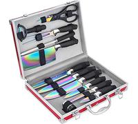 Pradel Excellence I7202TI Valise Lame de Revêtement Titane 35,5 x 28,5 x 8,3 cm 12 Pièces