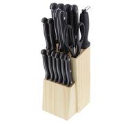 Pradel Excellence I7412 Bloc de 17 Pièces de Coutellerie INOX et Bois 10.5 x 14.5 x 34.20 cm 17 unité(s)