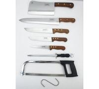 Pradel excellence k31128 valise de 7 pièces 4 couteaux boucher + 1 fusil + 1 scie + 1 grand couperet G