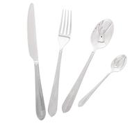 Pradel Excellence - Ménagère Plume 16 Couverts de Table - Coffret pour 4 Personnes en Acier Inoxydable - Set de Couteaux de Table, Fourchettes, Cuillères à Soupe, Cuillères à Café - Finition Miroir
