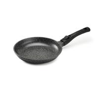 Pradel Excellence - PCUI001002 - Poêle en Fonte d'Aluminium Premium Ø24cm - Revêtement Anti-Adhésif Façon Pierre - Manche Amovible - Tout Feu, Induction, Four, Noir