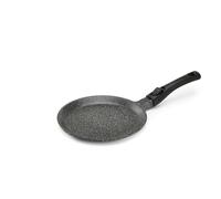 Pradel Excellence - PCUI001019 - Poêle à Crêpes Ø24 cm - Gamme Premium - Fonte d'Aluminium - Revêtement Antiadhésif Façon Pierre - Manche Amovible - Tous Feux Induction, Noir