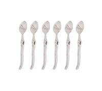 Pradel Excellence - Set de 6 Cuillères à Café Inox - Boîte Couleur Argenté - Cuillères Design Tribloc - Coffret Cadeau Élégant - Dimensions 16.6 x 11.2 x 3.75 cm