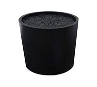 Pradel Excellence - Support pour Couteaux de Cuisine - Bloc de 14 cm - Design Sobre - Convient jusqu'à 8 Couteaux - Protège les Lames - Tiges Amovibles pour un Nettoyage Facile - Revêtement Noir Mat