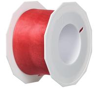 PRÄSENT C.E. Pattberg GmbH & Co. KG 4-Seasons Ruban en Organza Rouge 60 mm 25 m