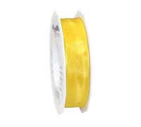 Präsent C.E. Pattberg Lyon Ruban en Taffetas et Fil métallique Jaune 25 mm x 25 m