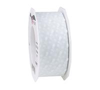 Präsent Orient Ruban en Organza Blanc 25 m Largeur 40 mm, Doré