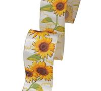 Präsent Ruban de présentation., Polyester, crème, 40mm - 20m
