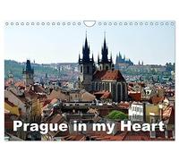 Prague in my heart Calendrier mural 2026 format A4 paysage CALVENDO 12 mois