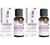 Pranarôm Parfum d'ambiance Bio Champ de Provence Huiles Essentielles pour Diffusion Lavande et Romarin Senteurs Ensoleillées 30 ml (Lot de 2)
