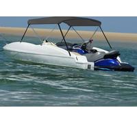 Pratique 2-Bow Bimini Top Anthracite 150x120x110 cm - Bâches et bâches de protection ,design Möbel 6506598 1parcel