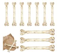 Pre-Drilled Miniature Skeleton Bones - Realistic Small Fake Skeleton Bones | Halloween Skeleton Bones Bulk Day Of Dead Skeleton Accessories for Keychain Car Rearview Mirror Professionals Beginners