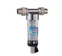 Pré-filtre de tête en acier inoxydable Système de purification de pré-filtration centrale de filtre à eau de précipitation rotatif for toute la maison(1 inch -0.75 inch)