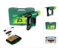 Prebena 2XR-ES40 Agrafeuse cloueuse pneumatique en mallette de transport type ES + 6000x Prebena CNKHA Agrafes type ES