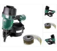 Prebena 7F-CNW90-S01 Cloueuse pneumatique pour clous en rouleau de type CNW 45-90 mm + Prebena CNW25/65BKRI Clous en rouleau à tige annelée 7 200 pièces