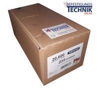 Prebena Agrafe Fermacell Z22CDNKHA 22mm galvanisée pour 4C-Z50 TJEP PZ-16/50 KG 725 KL-57 20,6M Pa
