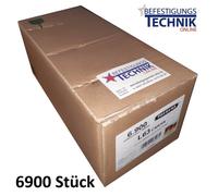 Prebena Agrafe L 63mm CNK galvanisé G5562 Würth 155 BEA Bostitch S5 Senco N SNS50XP 6,9M