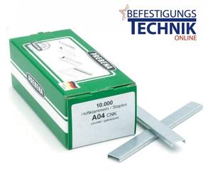 Prebena Agrafes A04CNK A 80/04mm galvanisées pour 1XR-A16 1GP-A16 KL-01 10M