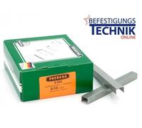 Prebena Agrafes A10CRF A 80/10mm A2 inox pour 1XR-A16 1GP-A16 1GP-A25 KL-01 8M