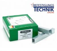 Prebena Agrafes A18CNK A 80/18mm galvanisées pour 1GP-A25 KL-01 4M