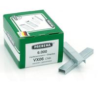 Prebena Agrafes VX06 CNK galvanisées 6,0mm pour AEG BeA Bosch Novus type 53 Rapid R53 KL-50 6M