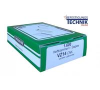 Prebena Agrafes VZ14CNK galvanisées 14mm pour Regur 23 Rapid R33 Type 37 Novus H 1,6M KL-51